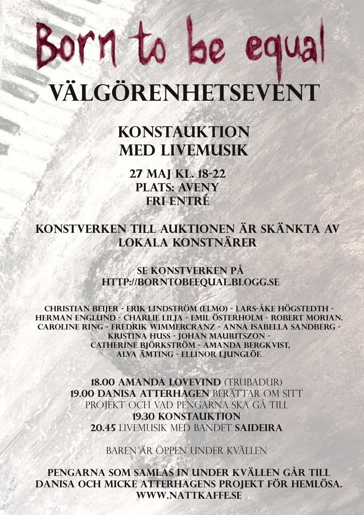 Born to be equal charity auction